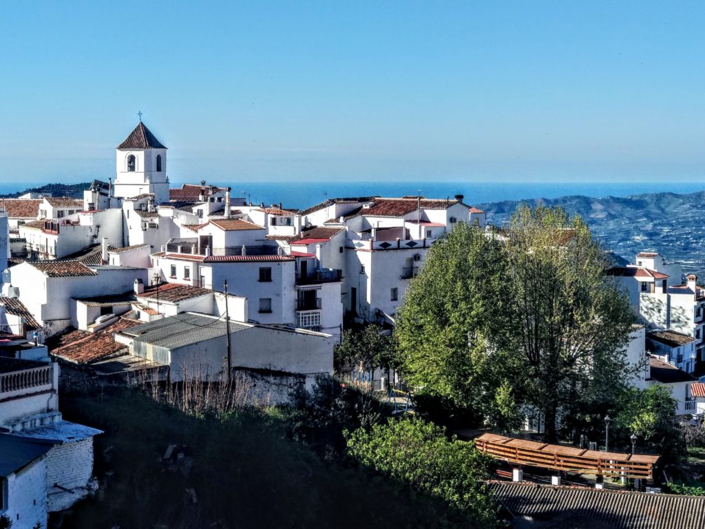 Picture of Canillas de Aceituno overlooking the Mediterranean Sea